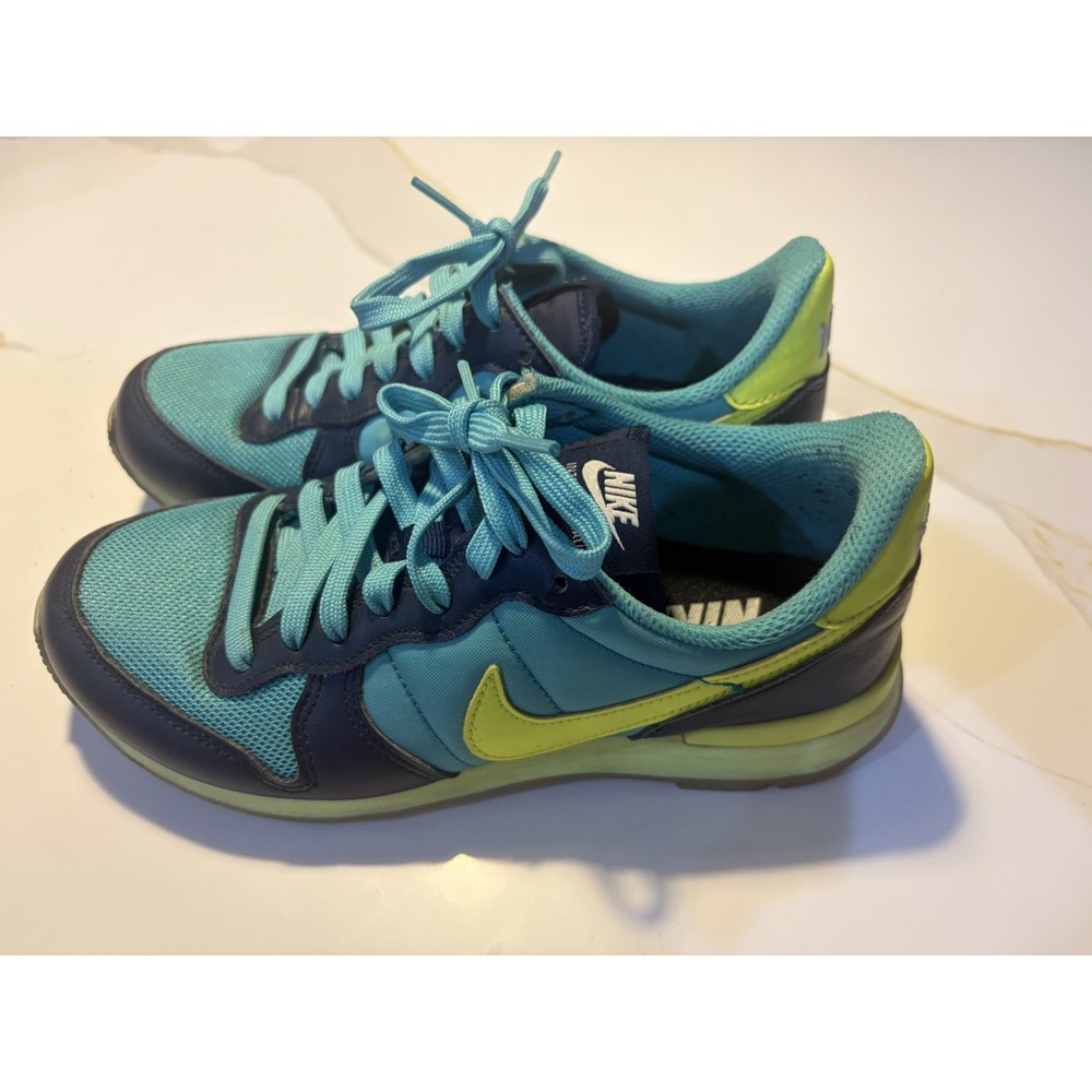 Nike Air Max Thea Blue Lagoon Volt Running Shoes Women's Size 7